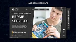 This easily changeable theme is a. Repair Service Psd 100 High Quality Free Psd Templates For Download