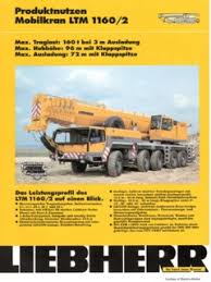 Liebherr Ltm 1160 2 Specifications Cranemarket