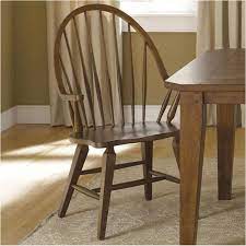Made of oak, the chair is wire brushed to bring out its cathedral grain and. 382 C1000a Liberty Furniture Windsor Back Arm Chair Oak