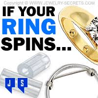 Sometimes you have a ring that is too loose to wear. If Your Ring Spins Jewelry Secrets