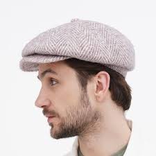 SHELBY Mens Newsboy Cap Harris Tweed 8 Panel Cap Baker Boy Hat Wool Flat  Cap Vintage Gatsby Driving Hat Clasic Retro Style 8 Sizes 5 Colors