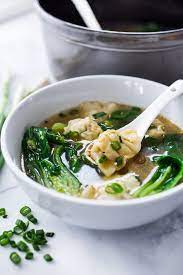 The Best 15 Minute Wonton Soup Feasting At Home Recipe Vegetarian Wonton Healthy Soup Recipes Ginger Recipes