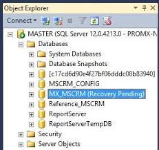 How To Remove Recovery Pending State In Sql Server - Query Resolved