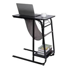 Greensen Over The Bed Table With Storage C Side Table With Wheels Modern Bed Side Table For Home Office Hospit In 2020 Sofa Side Table Bed Table Modern Bedside Table