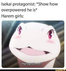Lsekai Protagonist Show How Overpowered He Is Harem Girls Ifunny Anime Memes Anime Funny Really Funny Memes Nonotn anime ore dake haireru kakushi dungeon sub indo. harem girls ifunny anime memes