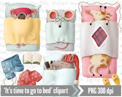 Cute Sleeping Animals Clipart Hand Drawn Graphics Instant Digital Downloads Nursery Animals Commercial Use Animal Clipart Sleeping Animals Funny Drawings