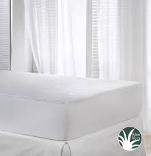 Velfont Terry Towelling Waterproof And Breathable Aloe Vera Mattress Protector Fitted King Size 150x190 200 Mattress Mattress Protector Waterproof Mattress