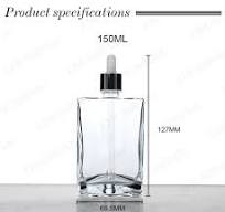 China Wholesale Packaging 150Ml Serum Essence Triangle Shape Skin Care  Essential Oil Cosmetics Glass Dropper Bottle