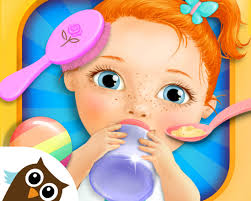 Close up of baby face. Sweet Baby Girl Daycare Apk Free Download App For Android