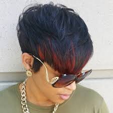 Ash blonde layered bob with black root. 50 Most Captivating African American Short Hairstyles And Haircuts