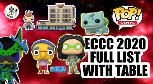 With the current anime on hiatus, dragon ball super has been looking for ways to permeate the social consciousness with news dropping hot for. Here Is The Eccc 2020 Funko Pop Vinyl List Completed Updated
