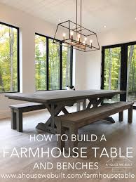 The best part about these gorgeous tables is you can build your own farmhouse table with just a few basic tools and a little diy effort. How To Build A Farmhouse Table And Benches