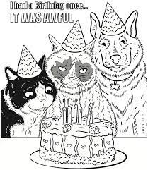 Free Grumpy Cat Coloring Pages Grumpy Cat
