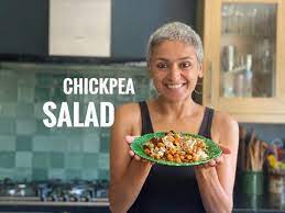 Chickpea Salad Healthy Vegetarian Delicious Chickpea Salad Food With Chetna Youtube Food Chickpea Salad Healthy Salads