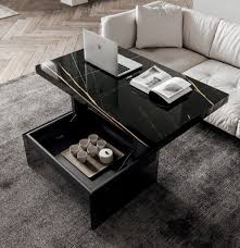 This lift top coffee table with storage features open side entry beneath the top on each side for easy access to magazines, collectibles, and more. Bellagio Lift Top Coffee Table By Ozzio Italia At Trade Source Trade Source Furniture