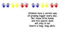 Hand Print Crafts I Miss You When We Re Not Together I M Growing Up So Fast See How Big I Ve Gotten Si Fathers Day Poems Mothers Day Poems Mother Poems