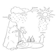 Activities Water Cycle Coloring Page Water Cycle Coloring Pages Owl Coloring Pages