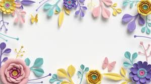 Are you searching for render flowers png images or vector? Background Paper Flower Terat