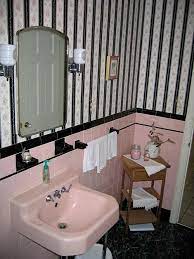 Would i design a bathroom in my house intentionally in mint green and pink? Robert S Pink And Black Bathroom Makeover