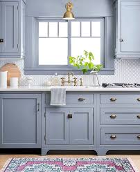 Loving This Powder Blue Kitchen Cabinet Color See This Instagram Photo By On Farmhouse Style Kitchen Cabinets Kitchen Cabinet Styles Blue Kitchen Cabinets
