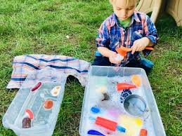 Create a nature inspired sensory bin like little bins for little hands. Washing Dishes Sensory Bin Twin Mom Refreshed