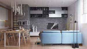 Pareti Con Mattoni A Vista Per Il Salotto 30 Idee Di Arredo Sorprendenti Mondodesign It Salotto Grigio Pareti Con Mattoni A Vista Arredamento