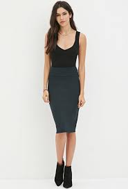 Pencil skirt, the slim fitting skirt with a figure hugging cut, is a classic style universally popular. Forever 21 Sweater Knit Pencil Skirt 22 Forever 21 Lookastic