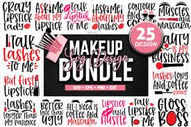 Free svg cut files for diy craft. Makeup Design Bundle Graphic By Subornastudio Creative Fabrica