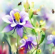 Image result for Aquilegia vulgaris Tower Mix