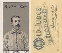 Buck ewing (pap) giocatore di baseball e allenatore di baseball statunitense (it); Buck Ewing Hall Of Fame Baseball Cards
