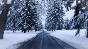 Winter Road Wallpaper 4k 4k, snowy mountains, moena, italy, landscape, sky.