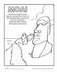 Table top easel art case for kids $ 24.99. Easter Island Worksheet Education Com Easter Island Island Art Project Easter Island Statues