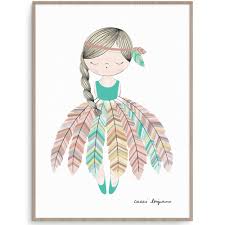 Whimsical, boho and eclectic styled rooms feature ornate furniture and generally include a variety of colors like pink, royal purples, lilacs, teals and reads. Wall Art For Boho Girls Room Fizzy Pop Designs