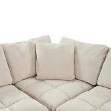Christopher knight, ashley furniture, furniture of america Francine Cream Sectional Sofa El Dorado Furniture
