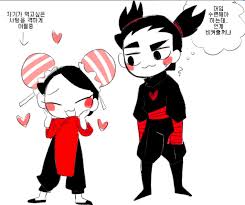 Pucca X Garu Cartoon Kiss Cartoon Art Pucca