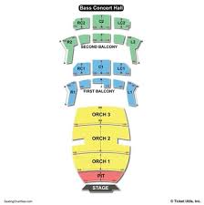 14 Scientific Bass Concert Hall Seat Map