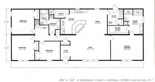 New 32 80 4 2 With A Large Open Floor Plan This Home Has A Unique Kitchen With A Large Isl Modular Home Floor Plans Floor Plans Ranch Ranch Style House Plans