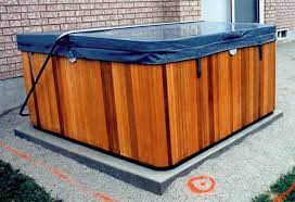 For less than 30 dollars in materials and 1 hour you can construct your own hot tub cover lift. Framing A Deck For Hot Tub Installation Diy Deck Plans