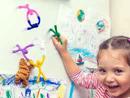 Amazon.com: BlissfulTie 10 Pcs Colorful Magnetic Toys-Men, Kids Travel  Toys, Office, Whiteboard Decoration : Toys & Games