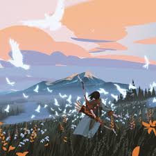 Maybe you would like to learn more about one of these? Wallpaper Women Brunette Short Hair Archer Bow Arrows Coats Field Nature Bag Mountains Birds Flowers Trees Painting Drawing Yun Ling 1920x1920 Drstupid 1542241 Hd Wallpapers Wallhere