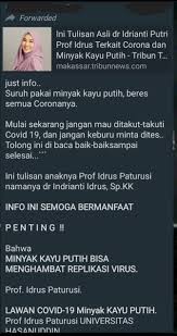 Karena itu, kayu putih punya beberapa persamaan karakteristik dengan yang dimiliki. Cek Fakta Curhatan Dokter Soal Minyak Kayu Putih Bisa Sembuhkan Corona Ini Faktanya Merdeka Com