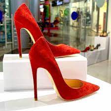 Scarpe da sposa online economiche tacco 12. Decollete Camoscio Rosso Prodotto Artigianale Made In Italy Marchio Sharlene Disponibile In Diverse Altezze Scarpe Di Moda Scarpe Rosse Tacchi Alla Moda