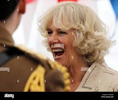 Royal camilla head shot headshot smiling royals royalty mangpa hi-res stock  photography and images