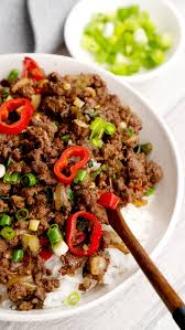 Maybe you would like to learn more about one of these? Mongolian Ground Beef Khin S Kitchen Beef Recipe