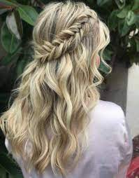 48 Trendy Wedding Hairstyles With Braids Front View Hair Styles Down Hairstyles Wedding Hair Front