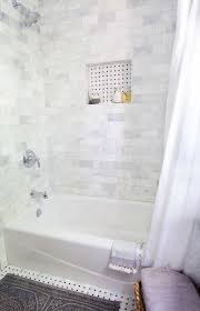 Maybe you would like to learn more about one of these? Reveal A Dingy Bathroom Gets A Breath Of Fresh Air Bathroom Tub Shower Bathroom Tub Shower Combo Small Bathroom Inspiration