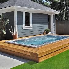 Pin By Kleine Anna On Outdoor Oasis In 2020 Endless Pool Backyard Small Backyard Pools Small Pools