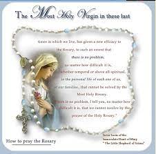 More importantly, catholics pray the rosary as a means of entreaty to ask god for a special favor, such as helping a loved one recover from an illness, or to thank god for blessings received — a new baby, a new job, a new moon. How To Pray The Rosary Minnesota Rosary Processions