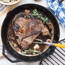 Skillet Steaks With Garlic Browned Butter Taste Of The South Enriched By Flavorful Pan Juices This Si Cooking The Perfect Steak Cast Iron Recipes Cooking