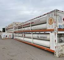 Large Tube Skid-Mounted Container Semi-Trailer 40FT CNG Semi Trailer